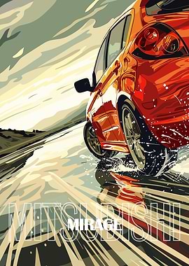 Mitsubishi Mirage Car Ad