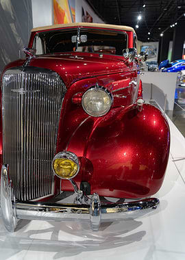 Classic Red Convertible