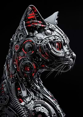 Cybernetic Mecha Cat