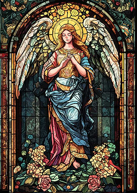 Stained Glass Angel