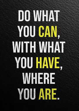 Motivational Quote Poster