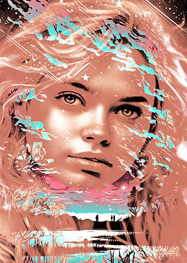 Dreamy Woman Portrait