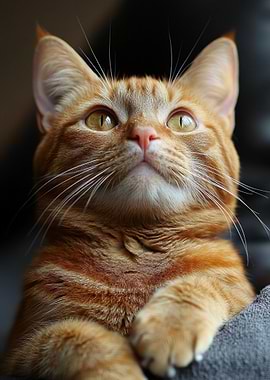 Orange Tabby Cat Portrait