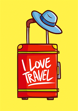 Travel Suitcase Illustration