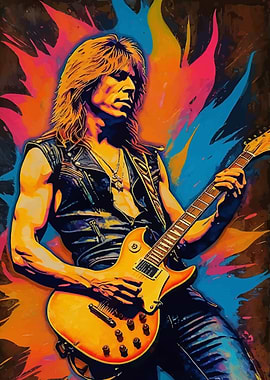 Randy Rhoads Guitarist in Action