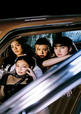 Blackpink Car Photo