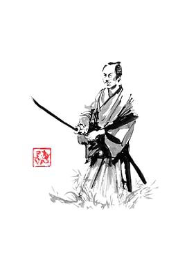 Samurai with Sword