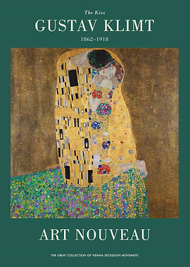 The Kiss by Gustav Klimt