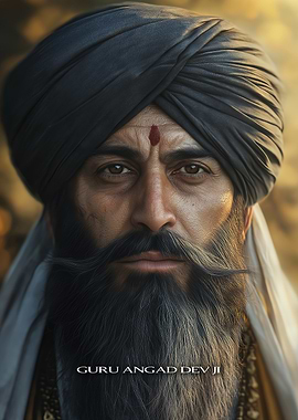 Guru Angad Dev Ji Portrait