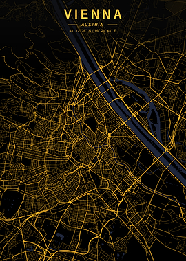 Vienna Golden City Map