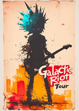 Galactic Riot Tour Poster