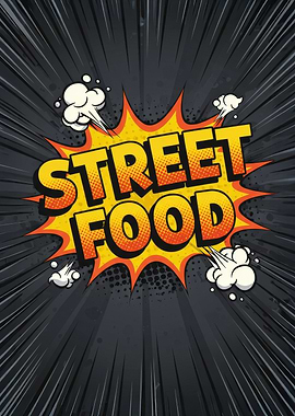 Street Food Comic Art