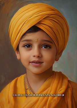 Guru Har Krishan Sahib Ji Portrait