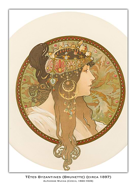 Byzantine Heads (Brunette)