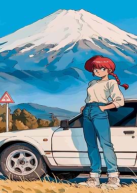 Ranma Saotome Mount Fuji