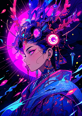 Cyberpunk Anime Girl