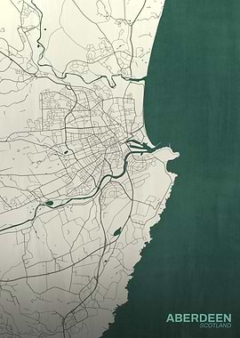 Aberdeen City Map
