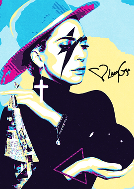 Lady Gaga Pop Art