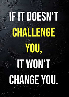 Challenge Yourself Poster