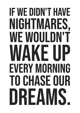 Nightmares vs Wake Up Chase Dreams - Gym, Hustle, Success