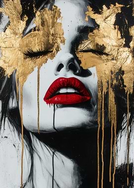 Golden Tears Painting