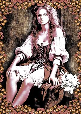 Vintage Woman Portrait