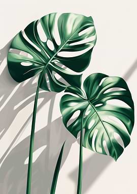Monstera Deliciosa Leaves
