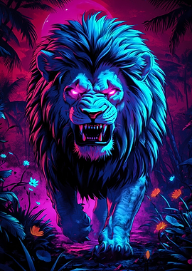 Neon Lion
