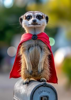 Superhero Meerkat