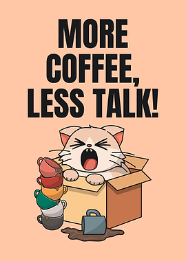 Coffee Cat Meme, Coffee Over Talk