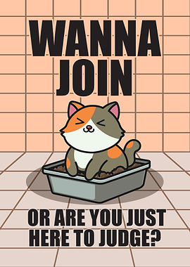 Funny Bathroom Cat Meme