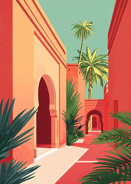 Moroccan Courtyard