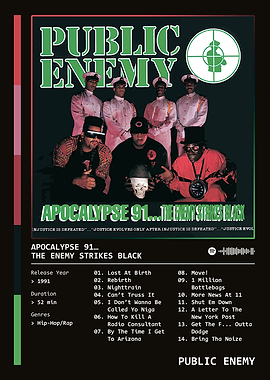 Apocalypse 91… The Enemy Strikes Black (1991) Album by Public Enemy