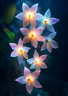 Glowing Flowers