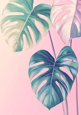 Tropical Leaf Art Print