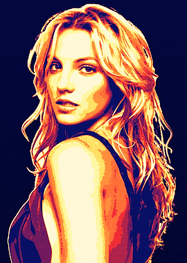 Britney spears Pop Art Style
