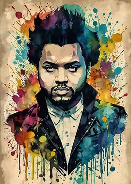 The Weeknd Watercolor