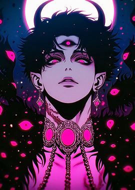 Moonlit Vision: The Seer’s Gaze