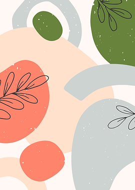 Abstract Floral Art Print