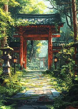 Japanese Shrine Path