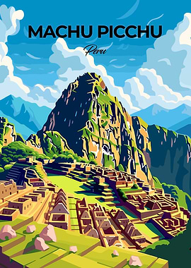 Machu Picchu Peru Poster