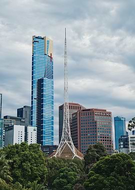 Melbourne Skyline with Spire