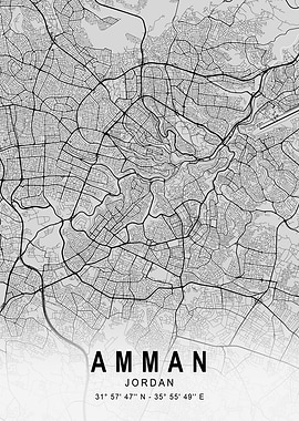 Amman Light City Map