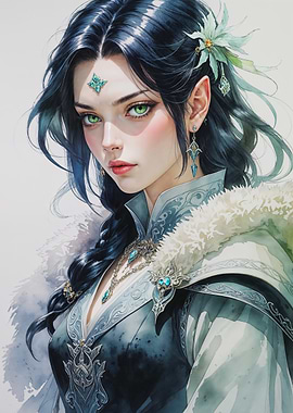 Elven Woman Portrait