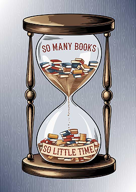 So Many Books, So Little Time – Hourglass of Books