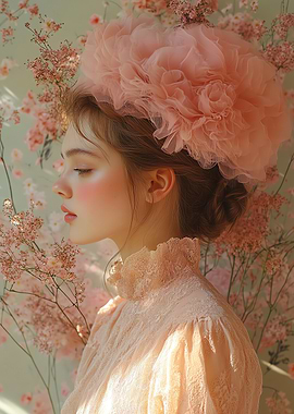 Pink Floral Headband