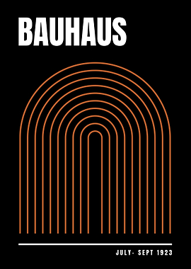 Bauhaus Arch Poster