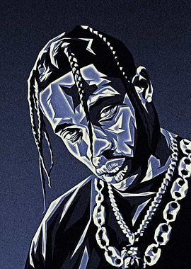 Travis Scott Portrait