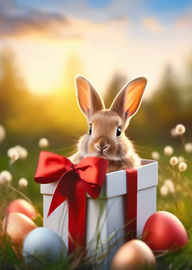 Easter Bunny Gift Box