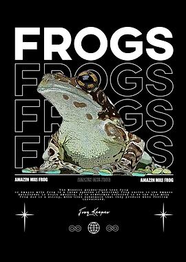 Amazon Milk Frog Poster